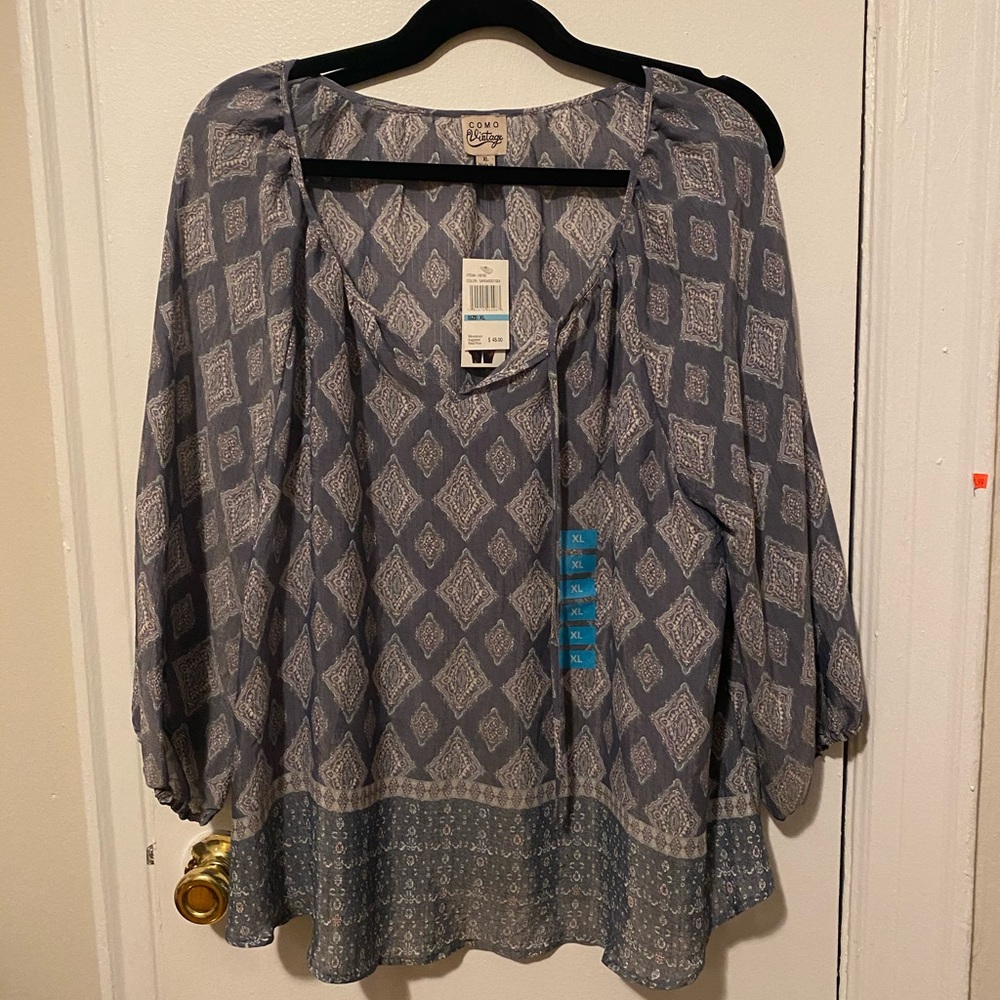 Paisley tunic